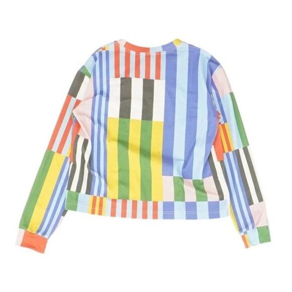 NWT Lilla Barn Women’s Striped Shirt Color Block Small - Picture 3 of 4